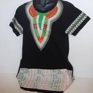 MARCHALS Design African Print Shirt